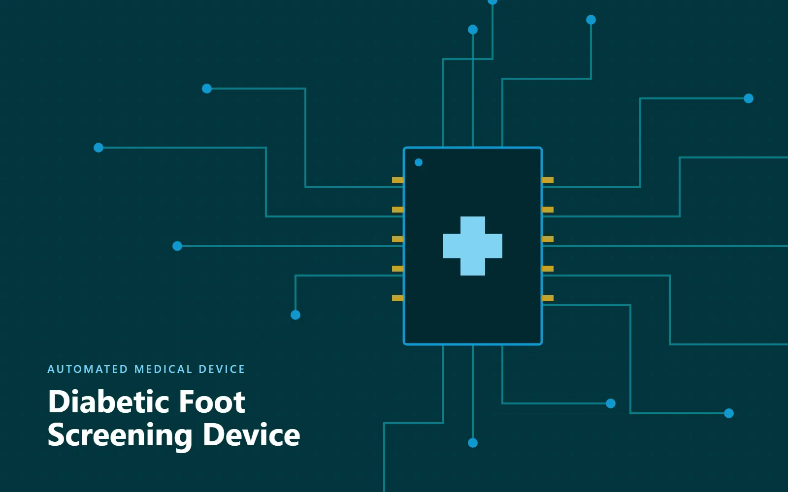 Hands-free diabetic foot screening device with cloud upload and printed results