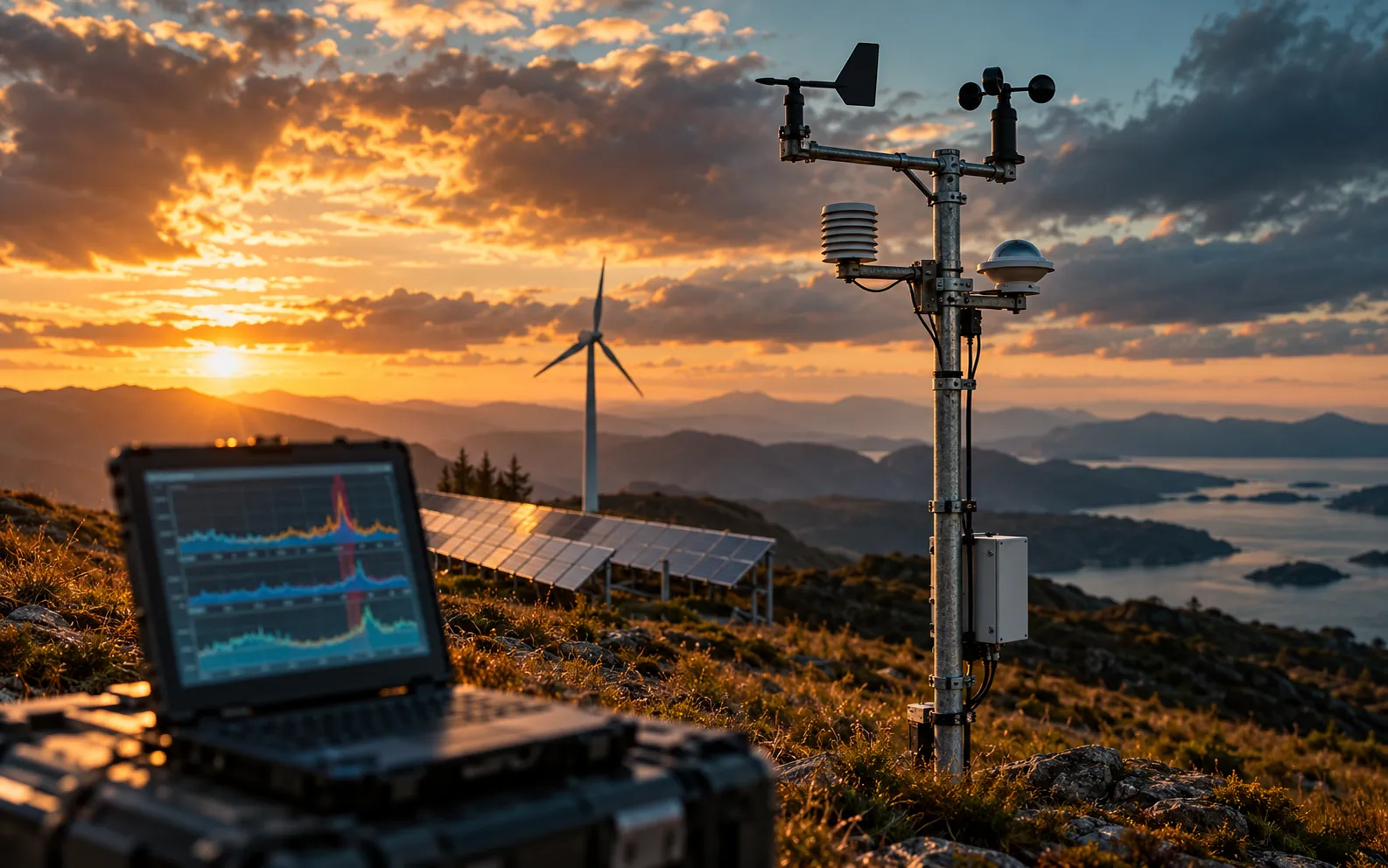 Forecasting and anomaly-detection system for live weather-station data